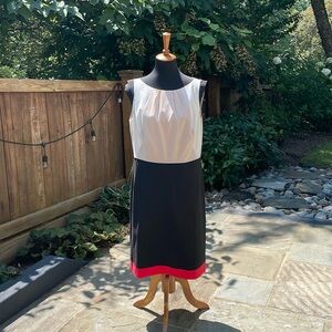 Ann Taylor Colorblock Sleeveless Dress
